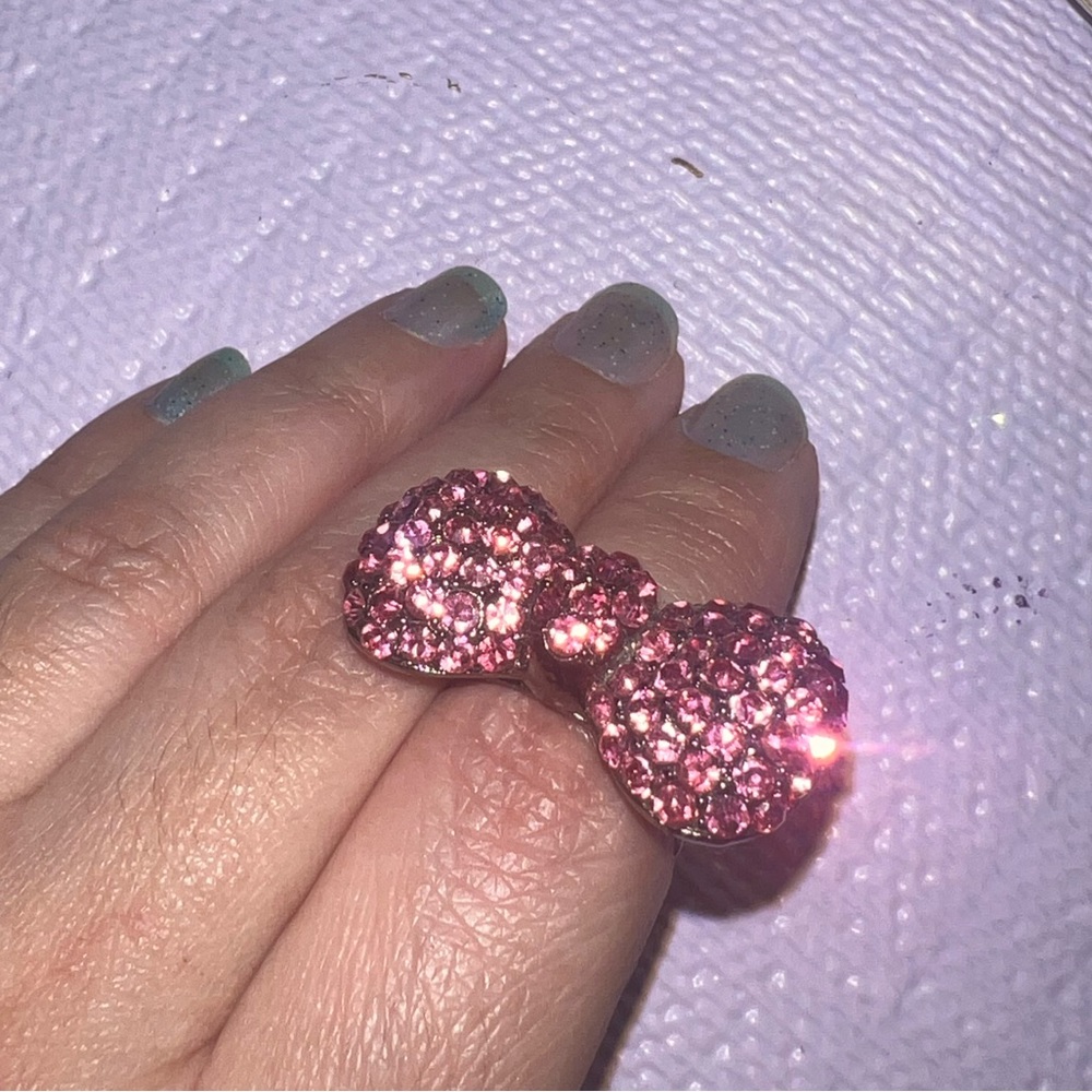Pink bow ring!